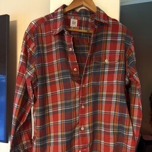 Men's Gap Plaid Shirt | Size Medium